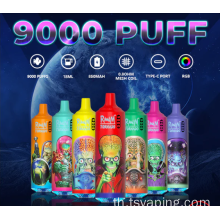 ใหม่ที่เปิดตัว Randm Tornado 9000 Type-C rechargeable vape